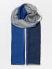 Becksöndergaard Sjaal "Kikko" donkerblauw/grijs - (L)200 x (B)100 cm