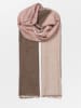 Becksöndergaard Schal "Kikko" in Altrosa/ Braun - (L)200 x (B)100 cm