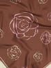 Becksöndergaard Zijden doek "Rosedrop" crème/bruin - (L)65 x (B)65 cm