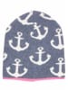 Zwillingsherz Czapka "Anker" w kolorze niebieskim
