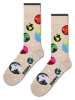 Happy Socks 2er-Set: Socken in Beige