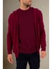 Perfect Cashmere Kasjmieren vest "Eldo" bordeaux