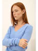 Just Cashmere Kaschmir-Pullover "Abby" in Hellblau
