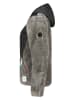 Geographical Norway Fleecejacke "Typologie" in Grau/ Schwarz