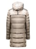 Geographical Norway Steppmantel "Bulli" in Taupe