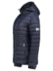 Geographical Norway Doorgestikte jas "Breezi" donkerblauw