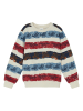 s.Oliver Sweatshirt in Rot/ Blau/ Creme