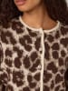 Noisy may Cardigan "Sille" in Braun/ Beige
