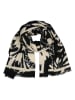 Pieces Schal in Creme/ Schwarz