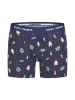 Happy Shorts 2er-Set: Boxershorts in Dunkelrot/ Dunkelblau