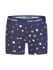 Happy Shorts 2er-Set: Boxershorts in Dunkelblau/ petrol