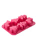 Fackelmann Silikon-Minikuchenform "X-MAS" in Pink - (L)26 x (B)17 cm
