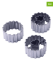 Fackelmann 3er-Set: Edelstahl-Ausstecher - Ø 3,8 cm