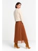 Rich&Royal Plisseerock in Camel