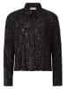 Rich & Royal Paillettenblouse zwart