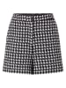 Rich & Royal Shorts in Schwarz/ Weiß