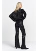 Rich & Royal Paillettenhose in Schwarz