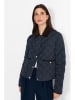 Rich & Royal Doorgestikte jas donkerblauw