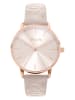Tamaris Zegarek kwarcowy w kolorze różowozłoto-beżowo-białym