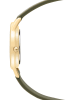 Tamaris Quarzuhr in Khaki/ Gold