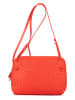 Bottega Veneta Skórzana torebka w kolorze czerwonym - 22 x 19 x 4 cm