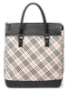 Burberry Torebka w kolorze kremowo-czarnym - 29 x 34 x 10 cm