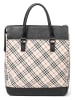 Burberry Torebka w kolorze kremowo-czarnym - 29 x 34 x 10 cm
