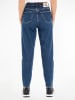 CALVIN KLEIN JEANS Spijkerbroek - mom fit - donkerblauw