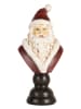 Clayre & Eef Dekoobjekt "Weihnachtsmann" in Rot/ Schwarz - (H)15 cm