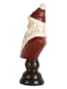 Clayre & Eef Deco-object "Kerstman" rood/zwart - (H)15 cm