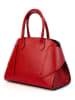 Victor & Hugo Paris Leder-Henkeltasche "Luzd" in Rot - (B)31 x (H)24 x (T)16 cm