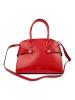 Victor & Hugo Paris Leder-Henkeltasche "Luzd" in Rot - (B)31 x (H)24 x (T)16 cm