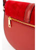 Victor & Hugo Paris Leder-Umhängetasche "Rhea" in Rot - (B)24 x (H)19 x (T)6 cm