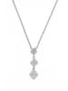 DIAMANTA Weißgold-Halskette mit Diamanten - (L)42 cm