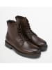 Marc O'Polo Shoes Skórzane botki "Rony" w kolorze brązowym