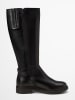Marc O'Polo Shoes Leder-Stiefel "Paula" in Schwarz