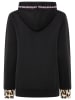 Zwillingsherz Hoodie "Wild Heart" in Schwarz