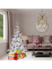 WellHome Künstlicher Weihnachtsbaum in Weiß - (H)150 cm