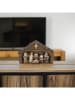 WellHome 7tlg. Krippenfiguren-Set in Braun