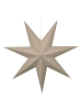 STAR Trading Gwiazda papierowa "Plain" w kolorze beżowym - Ø 90 cm
