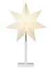 STAR Trading Standleuchte "Stern" in Weiß - (B)34 x (H)52 cm