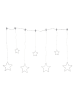 STAR Trading Led-lichtgordijn "Dew Drop Stars" warmwit - (L)120 cm