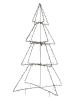 STAR Trading LED-Lichterbaum "Foldy" in Schwarz - (H)170 cm 
