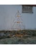 STAR Trading LED-Lichterbaum "Foldy" in Schwarz - (H)170 cm 