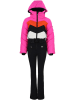 Peak Mountain Kombinezon narciarski "Antiero" w kolorze różowo-czarnym