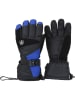 Peak Mountain Ski-/ Snowboardfingerhandschuhe "Mister" in Schwarz/ Blau