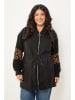 Curvy Lady Parka zwart