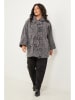 Curvy Lady Übergangsmantel in Grau