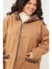 Curvy Lady Tussenmantel lichtbruin