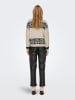 ONLY Pullover in Creme/ Schwarz